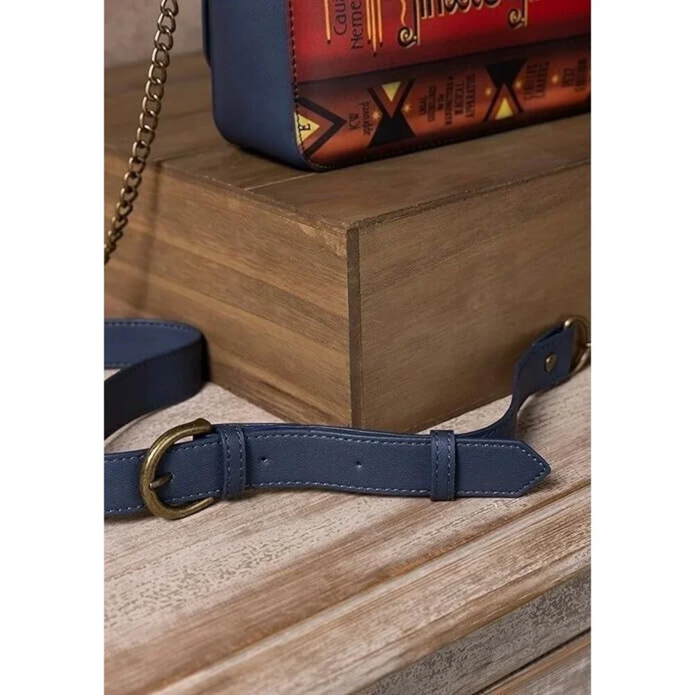 Loungefly Fantastic Beasts Magical Books Chain Strap Crossbody Bag Purse